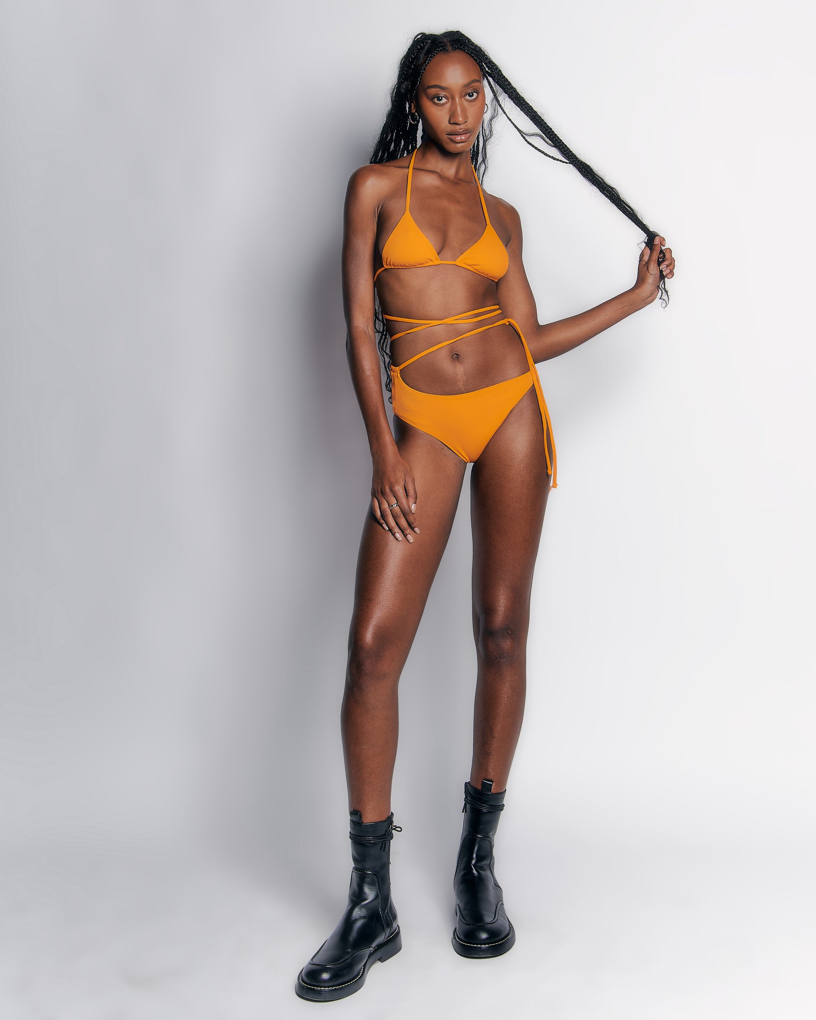Fluo Orange "Naomi" Swim Bikini Brief