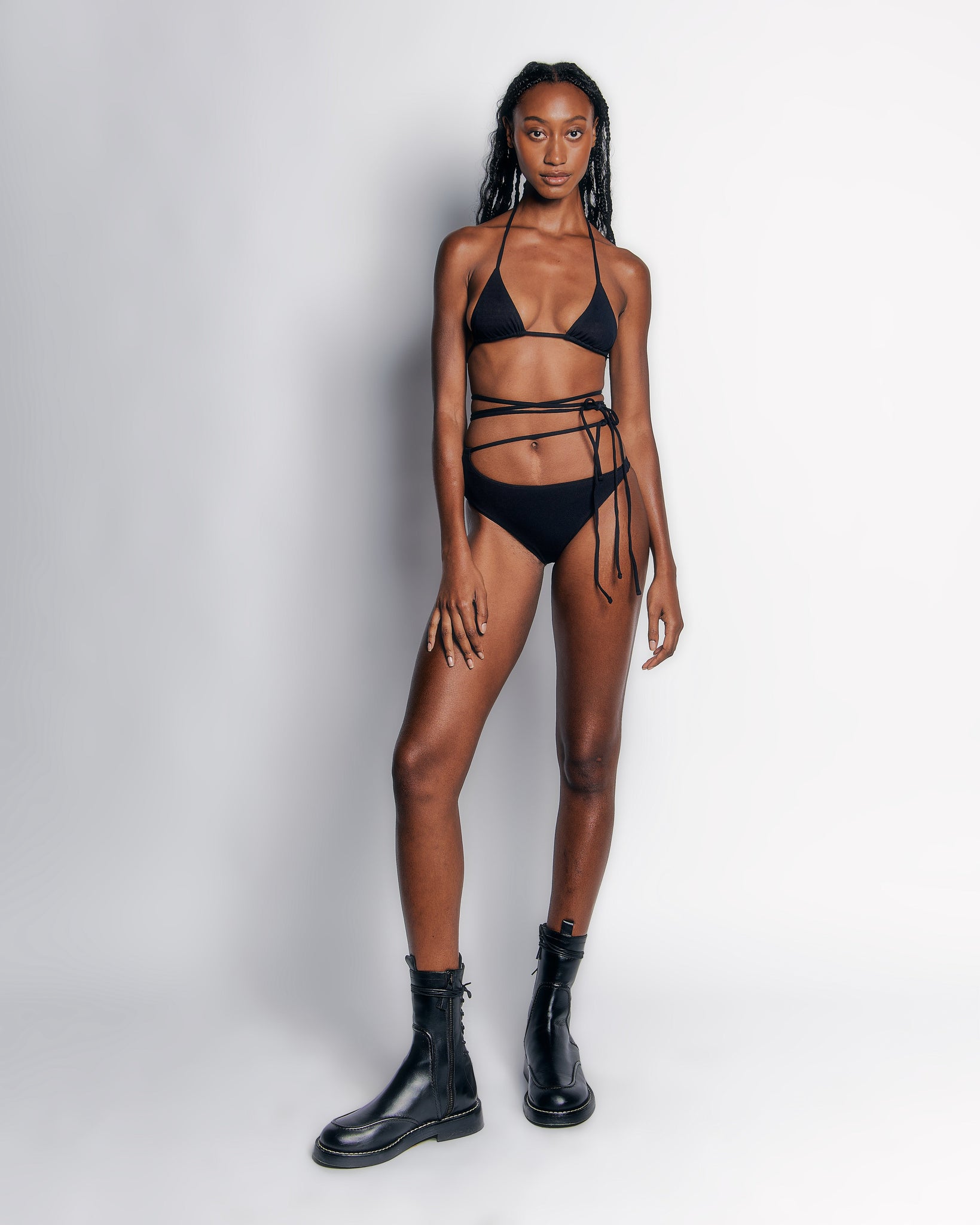 Black "Naomi" Swim Bikini Brief