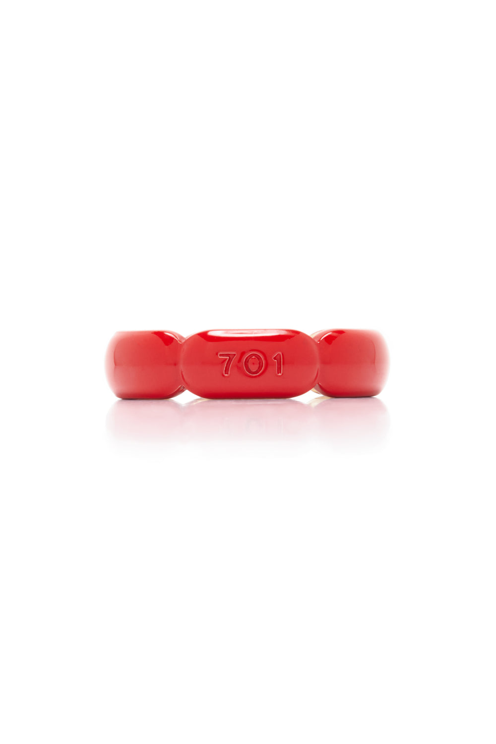 Red "701" Ring