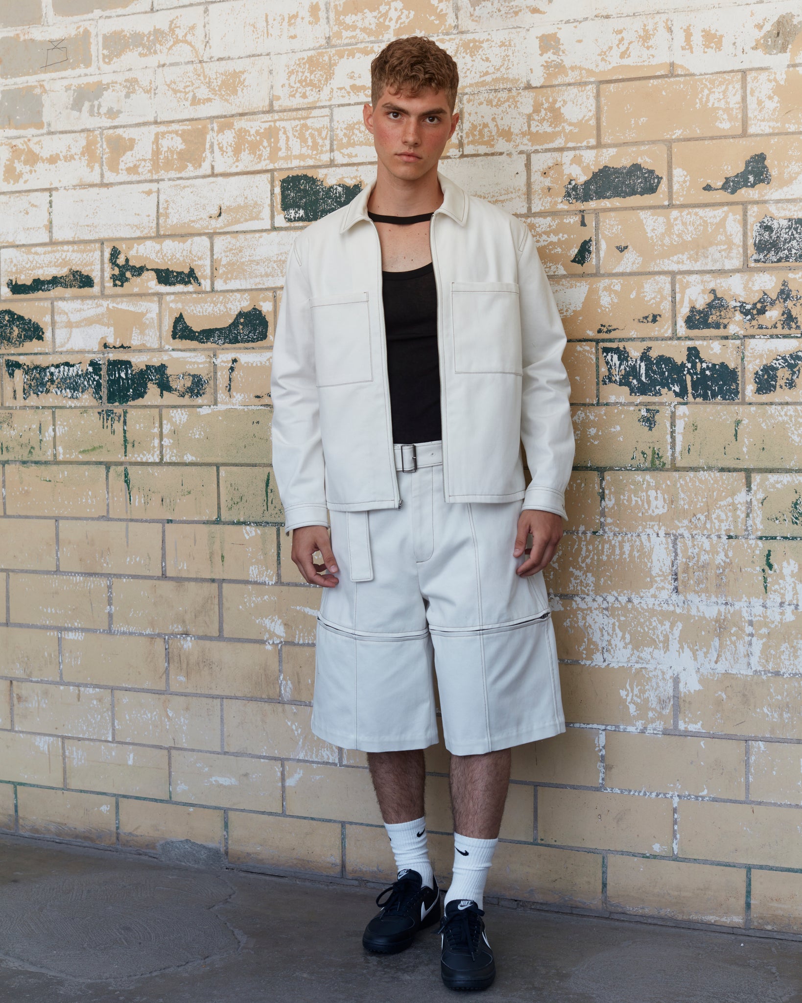 Off-White "Devin" Cotton Twill Jacket