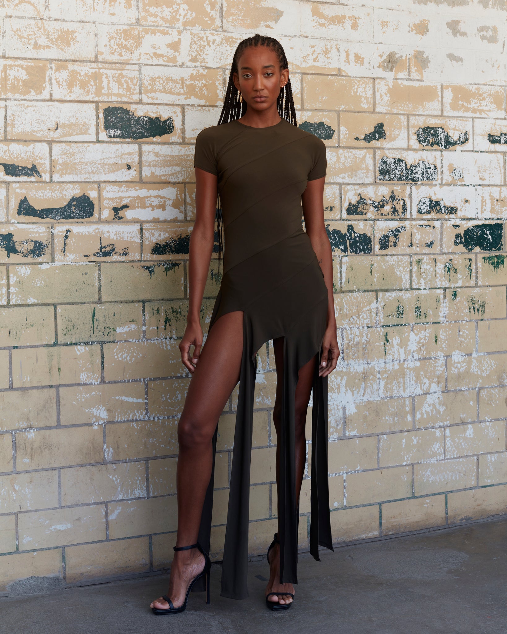 Dark Olive "Hera" Dress
