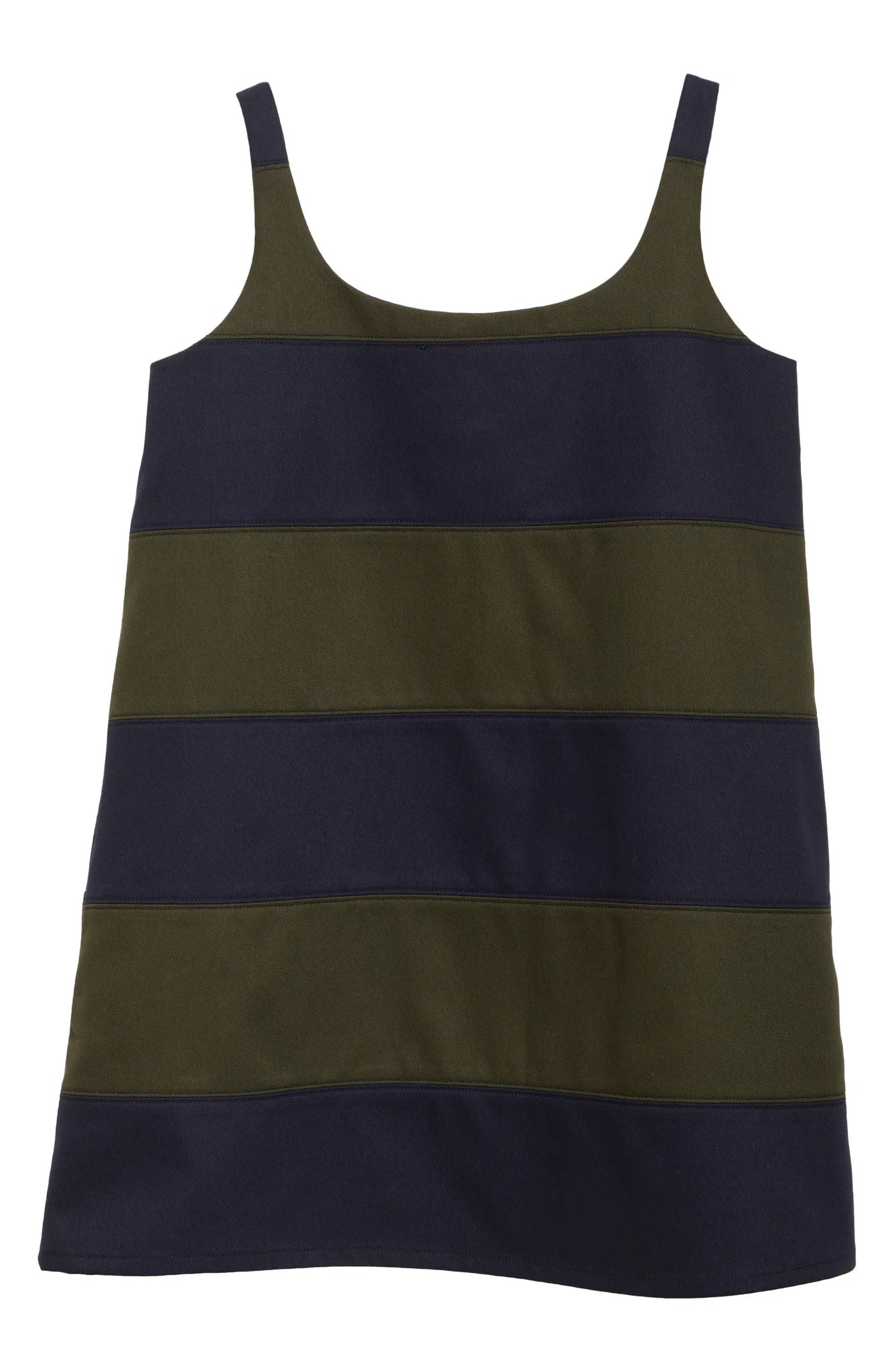 Midnight/Olive "Zuri" Denim Dress