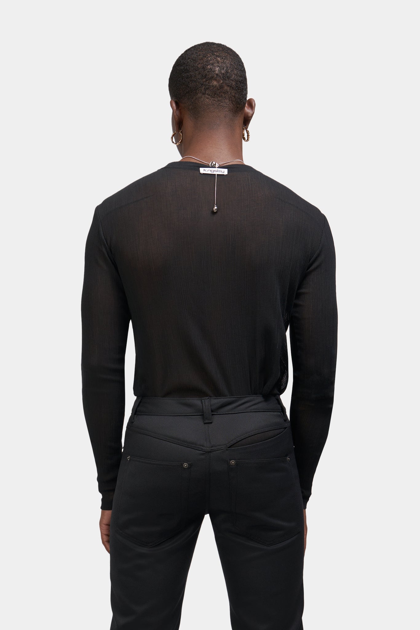 Black "Uncut" Long Sleeve Shirt