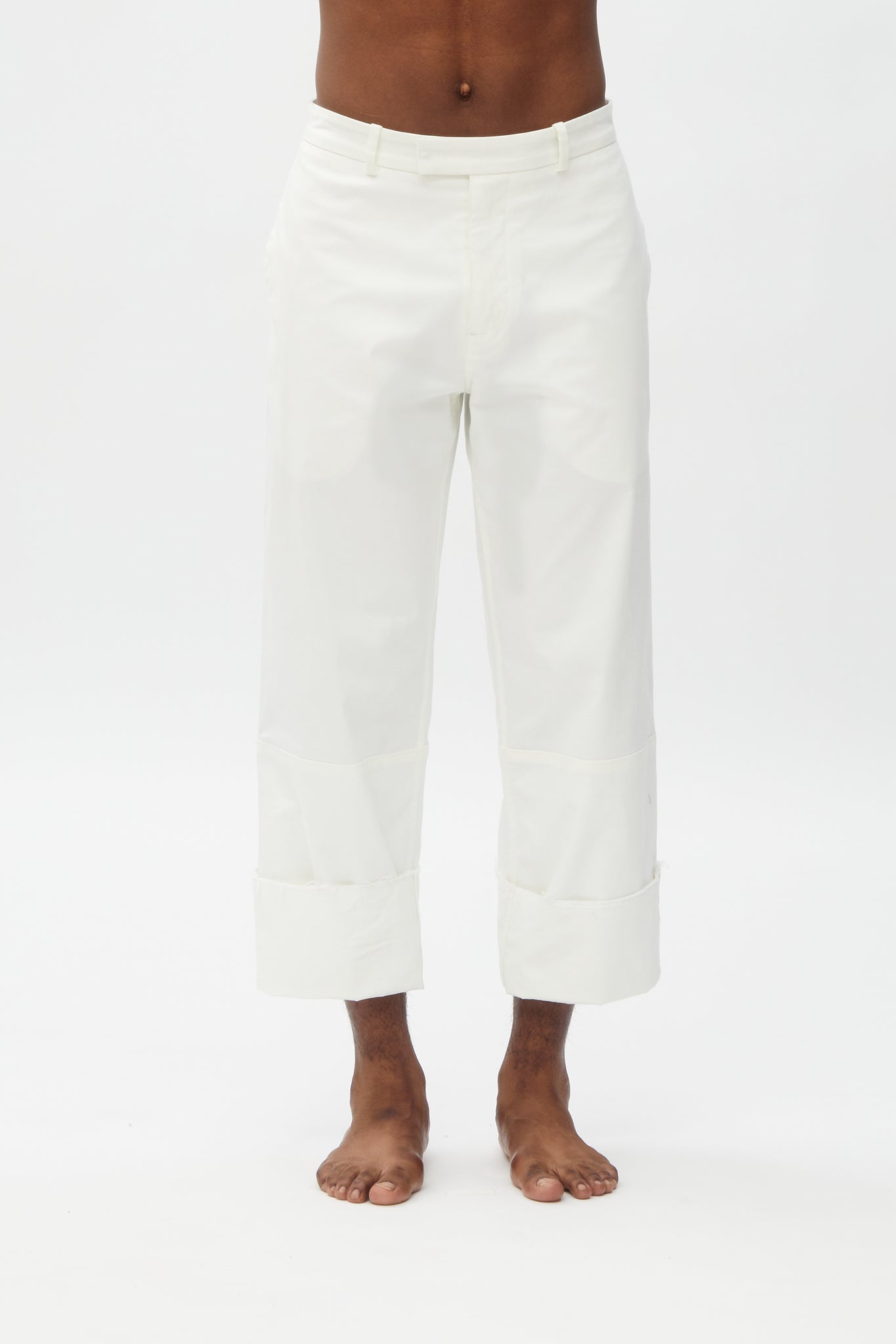 Eggshell "Ayan" Trousers
